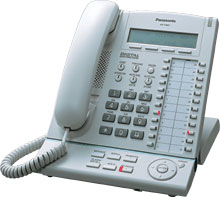 Системный телефон Panasonic KX-T7633RU  (цифровой телефон с 3-стр. ЖК)